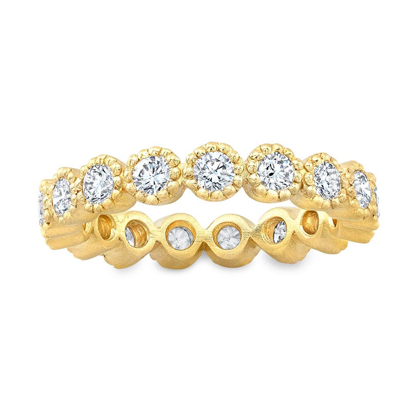 18K Round Diamond Eternity Ring