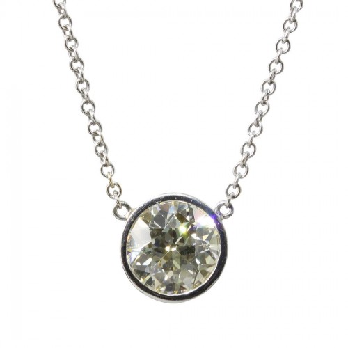 Old European Cut Diamond Pendant