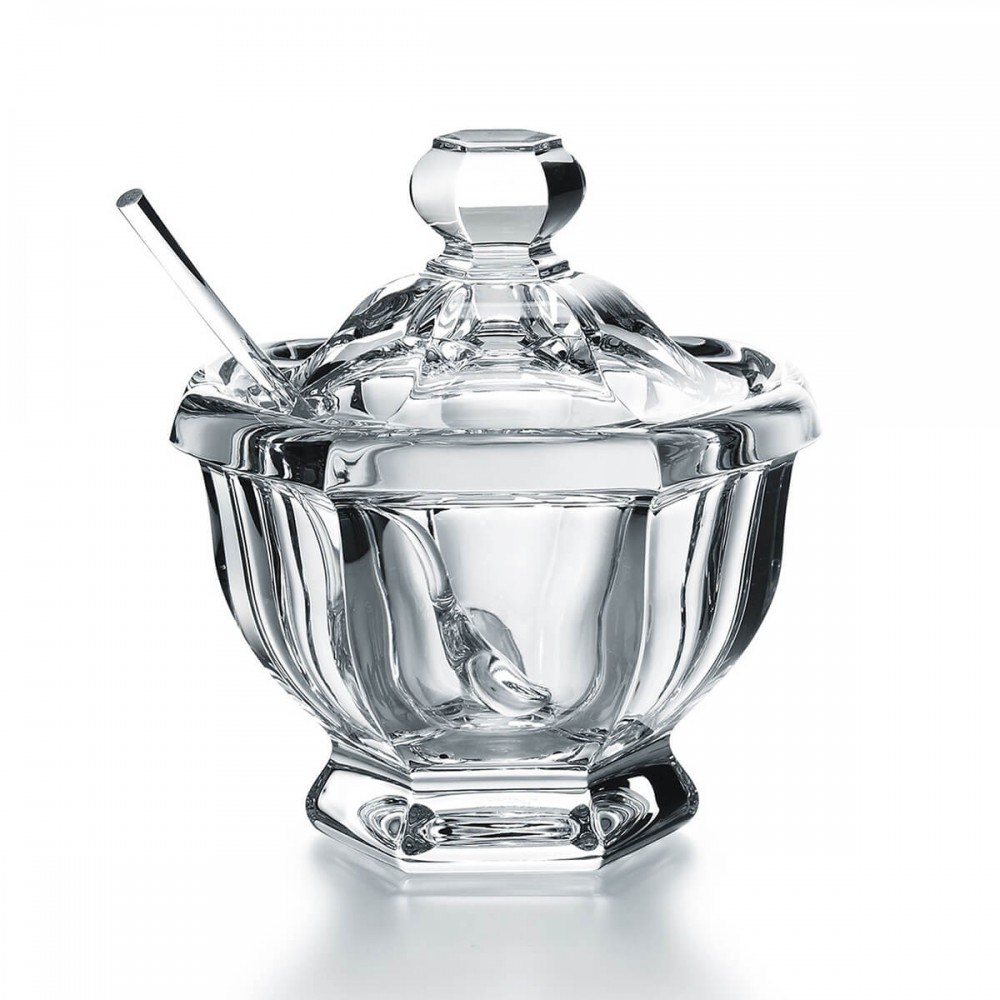 Baccarat Harcourt Missouri Jam Jar With Spoon