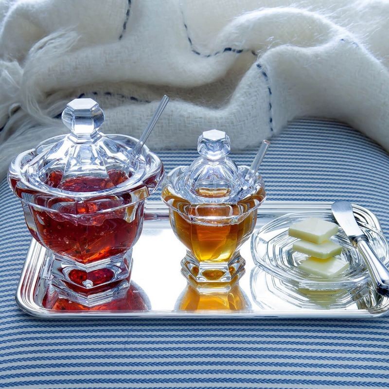 Baccarat Harcourt Missouri Jam Jar With Spoon