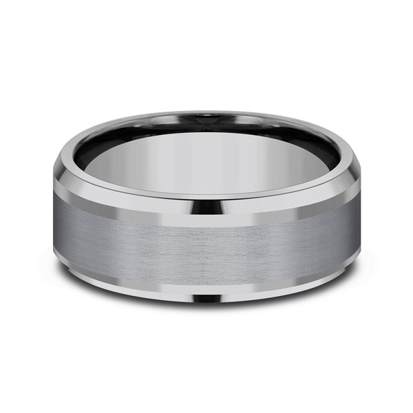 Grey Tantalum Comfort-fit wedding band