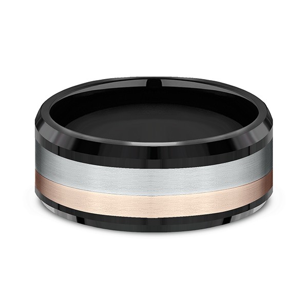 Ammara Stone Comfort-fit Design Wedding Band