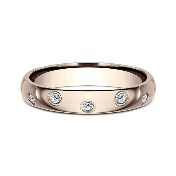 Comfort-Fit Diamond Wedding Ring