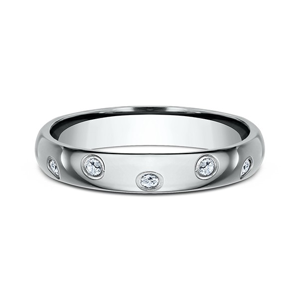 Comfort-Fit Diamond Wedding Ring