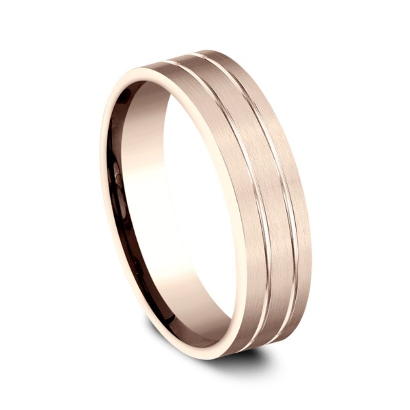 Comfort-Fit Design Wedding Ring