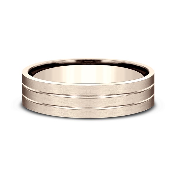 Comfort-Fit Design Wedding Ring
