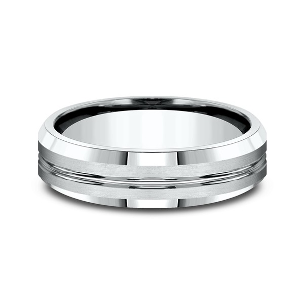 Comfort-Fit Design Wedding Ring
