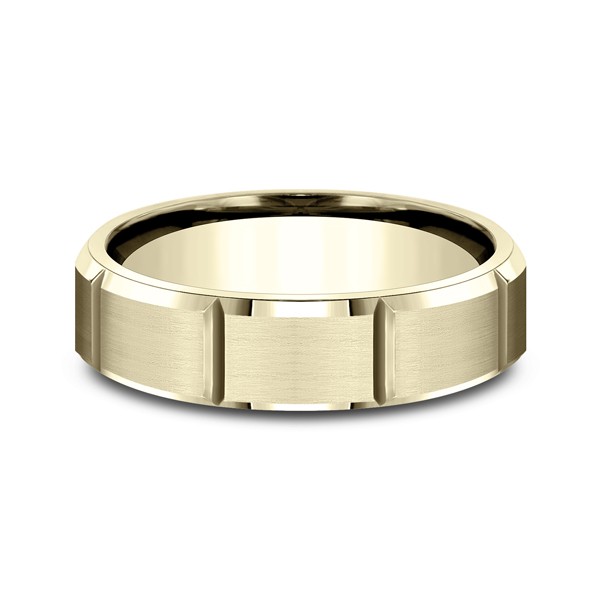 Comfort-Fit Design Wedding Ring