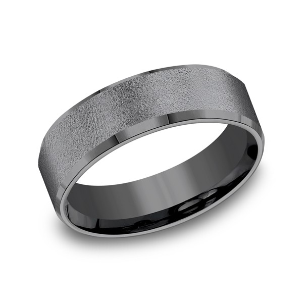 Tantalum Comfort-fit wedding band