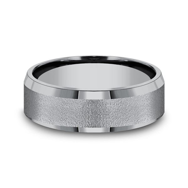 Grey Tantalum Comfort-fit wedding band