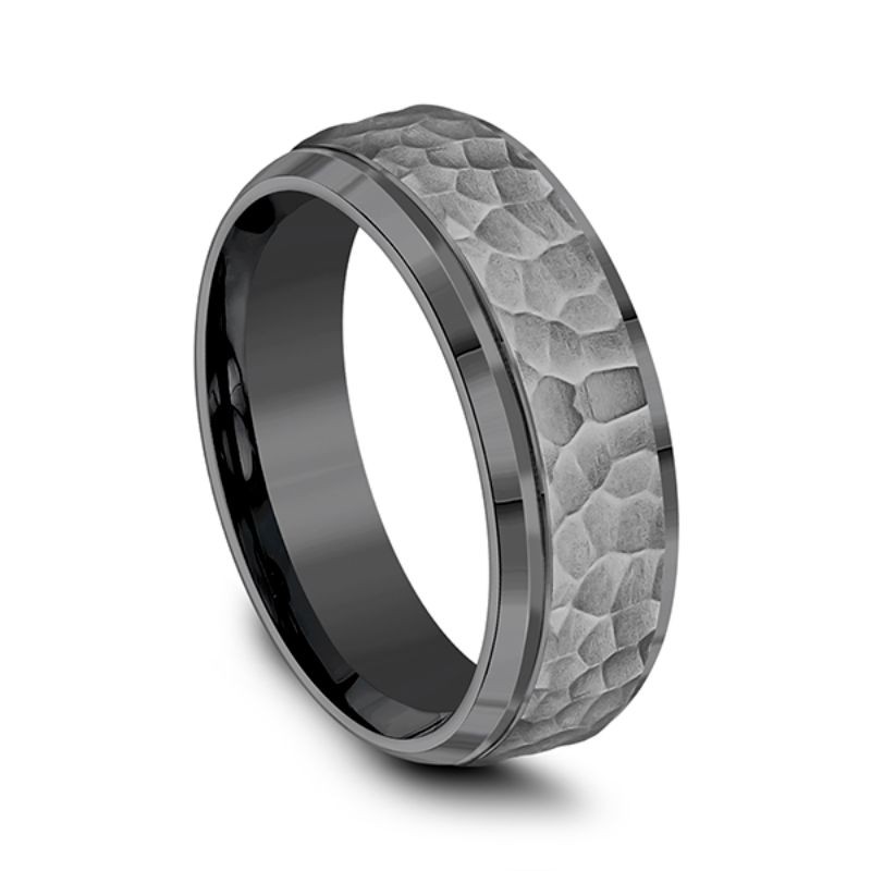 Tantalum Comfort-fit Design Wedding Band