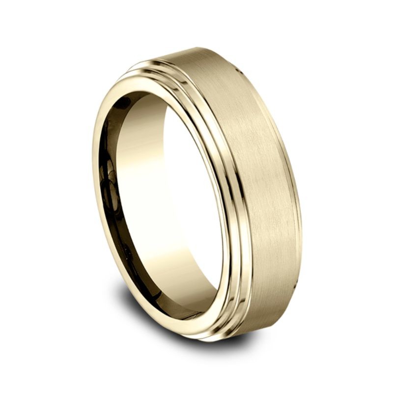 Comfort-Fit Design Wedding Ring