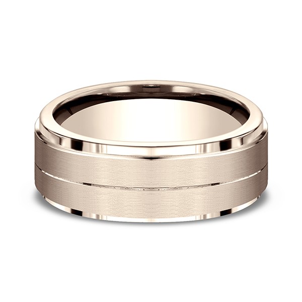 Comfort-Fit Design Wedding Band