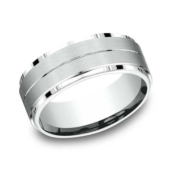 Comfort-Fit Design Wedding Band