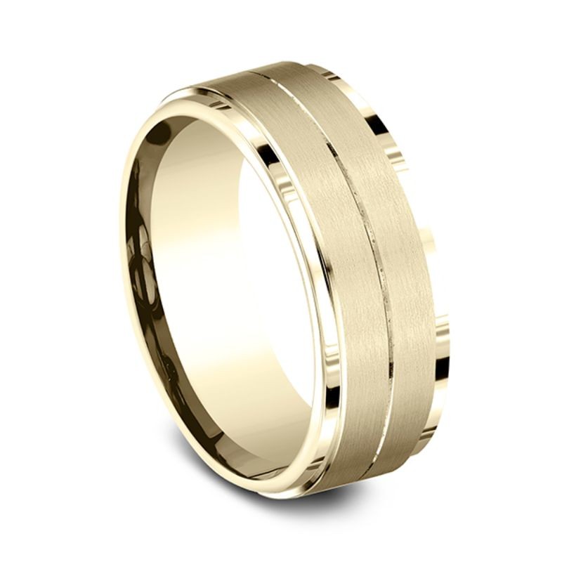 Comfort-Fit Design Wedding Band