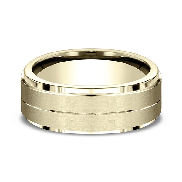 Comfort-Fit Design Wedding Band