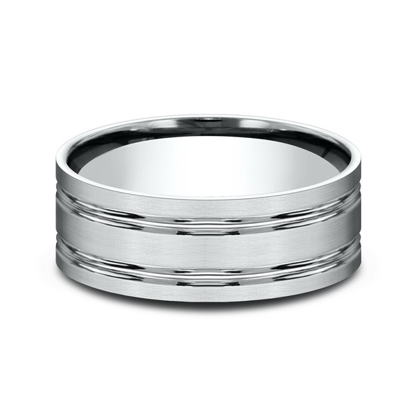 Comfort-Fit Design Wedding Ring
