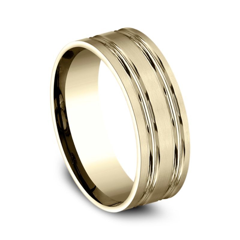 Comfort-Fit Design Wedding Ring