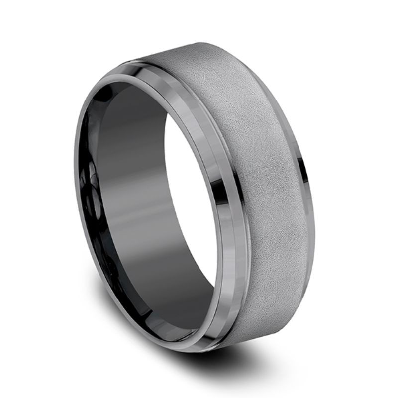 Tantalum Comfort-fit Design Wedding Band