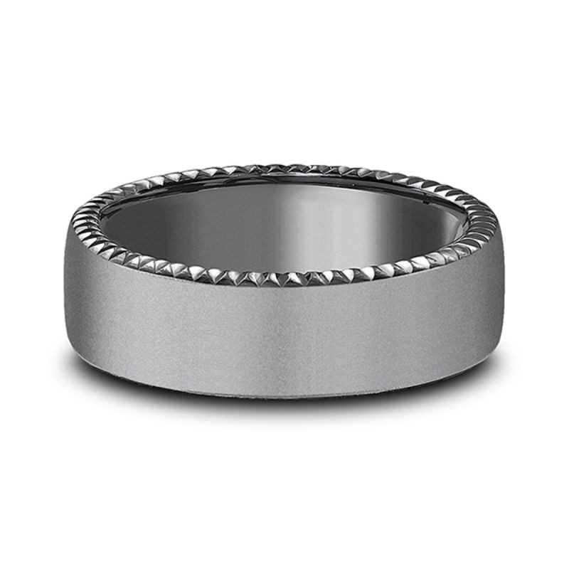 Tantalum Comfort-fit Design Wedding Band