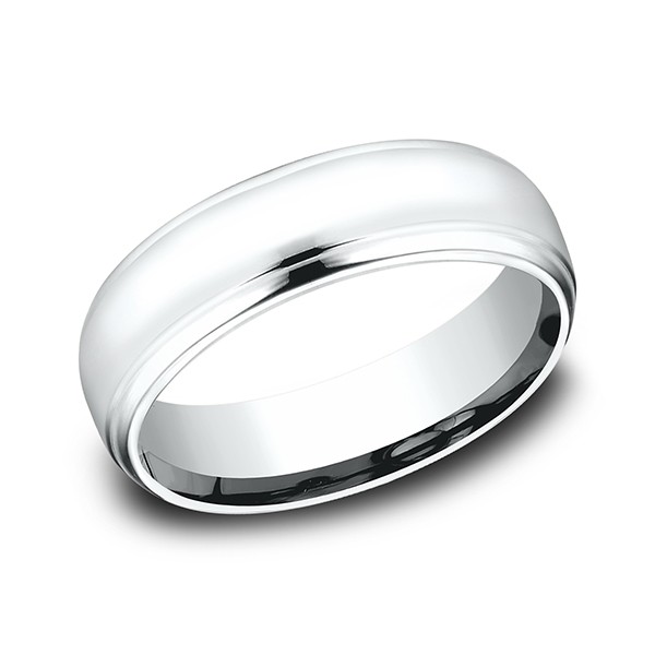 Comfort-Fit Design Wedding Band