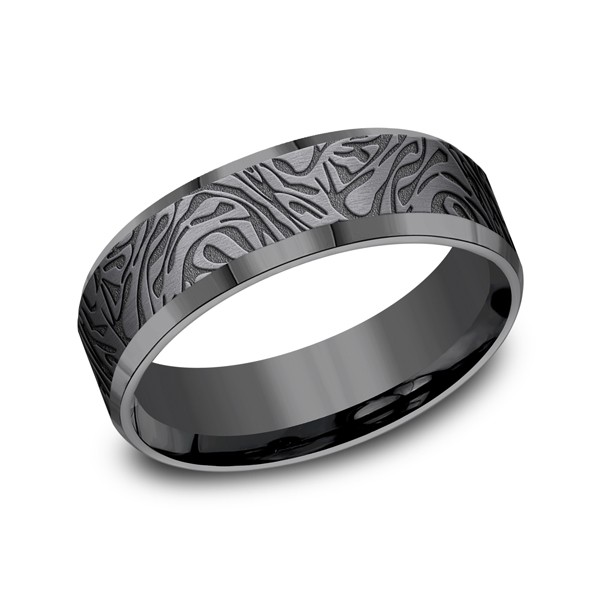 Tantalum Comfort-fit wedding band
