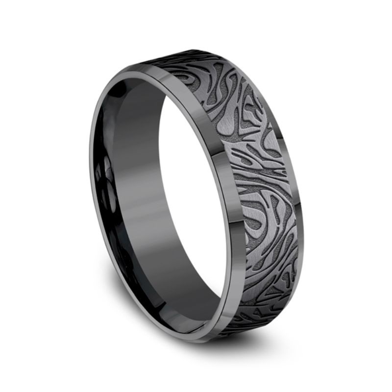 Tantalum Comfort-fit wedding band