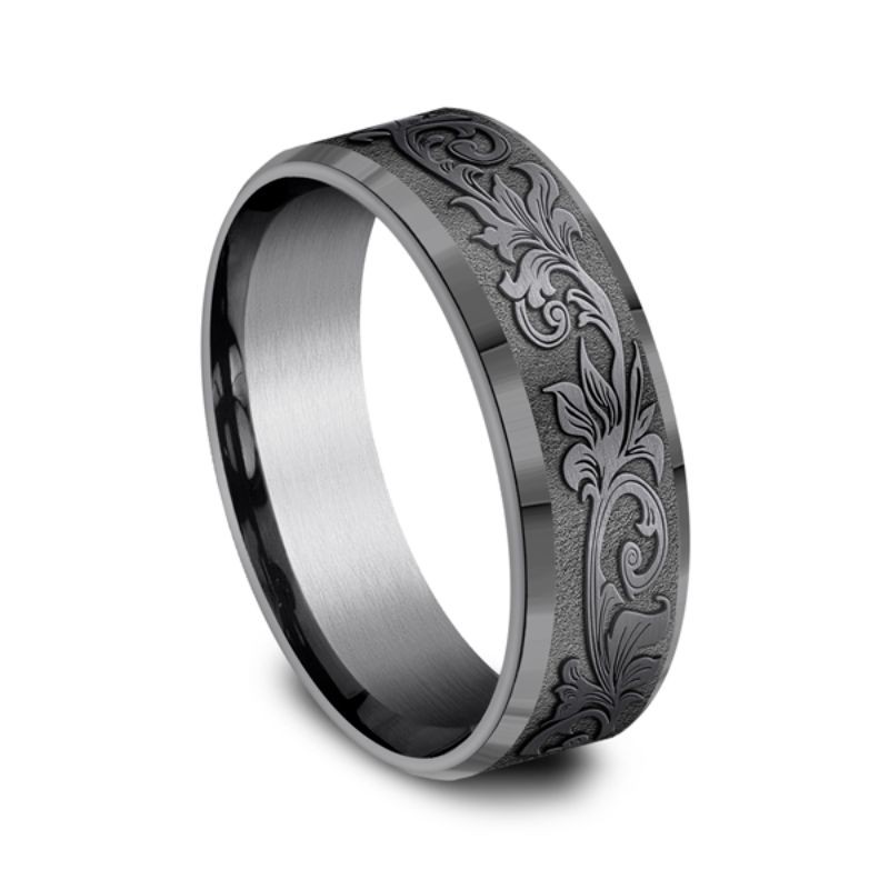 Tantalum Comfort-fit wedding band
