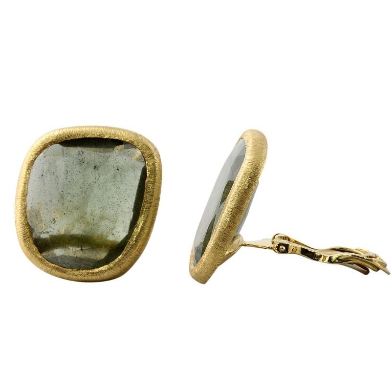 Yvel Natural Aquamarine earrings