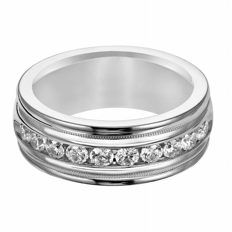 Platinum Diamond Wedding Band