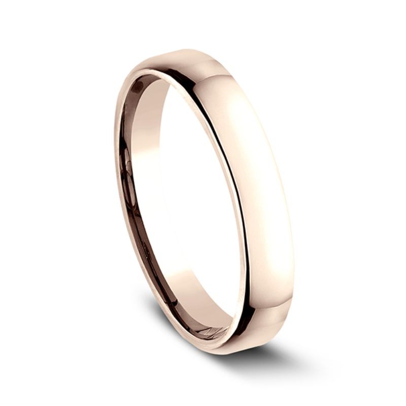 European Comfort-Fit Wedding Ring, 3.5mm