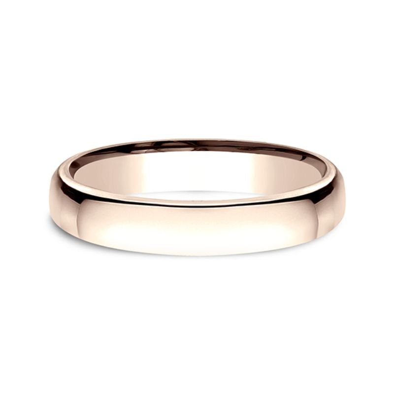 European Comfort-Fit Wedding Ring, 3.5mm
