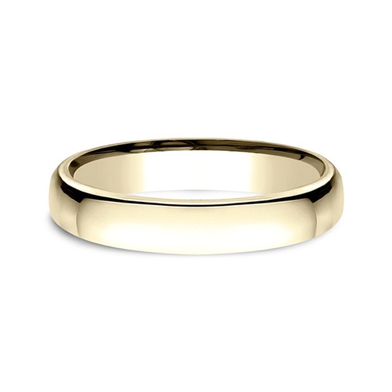 European Comfort-Fit Wedding Ring, 3.5mm