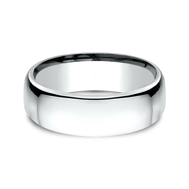 European Comfort-Fit Wedding Ring, 7.5mm