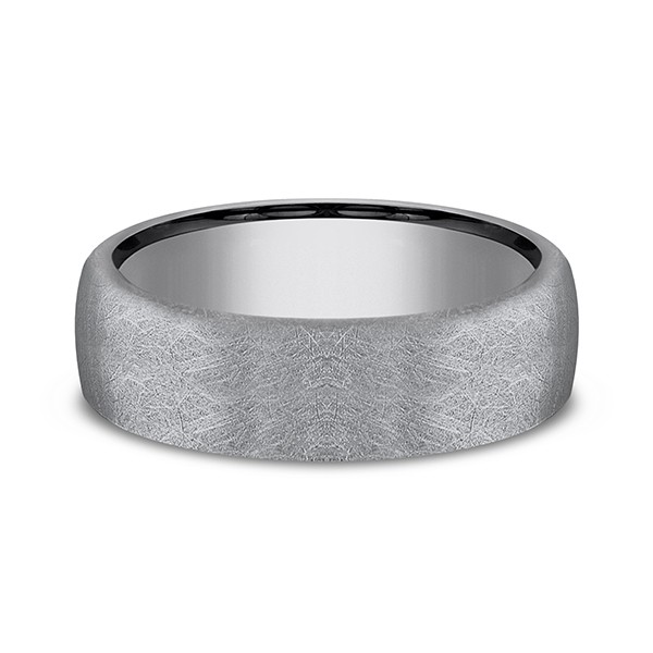 Tantalum Comfort-fit Design Wedding Band