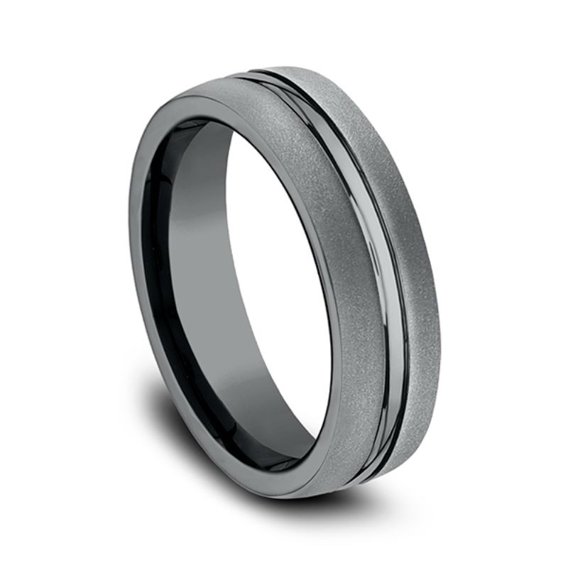 Tantalum Comfort-fit Design Wedding Band