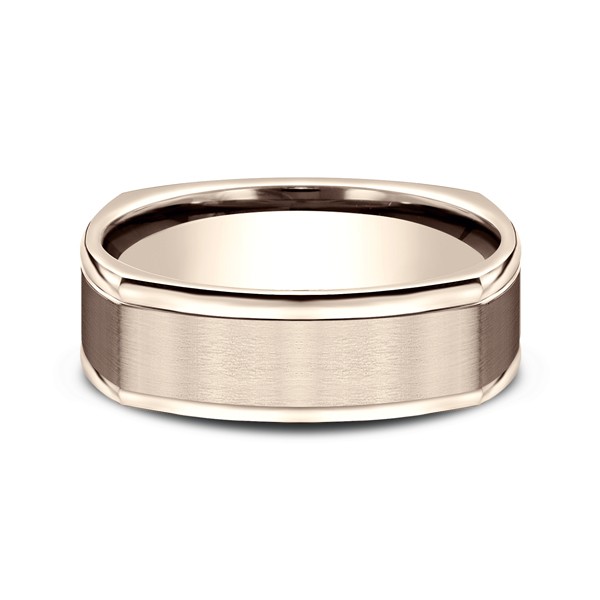 Comfort-Fit Design Wedding Ring