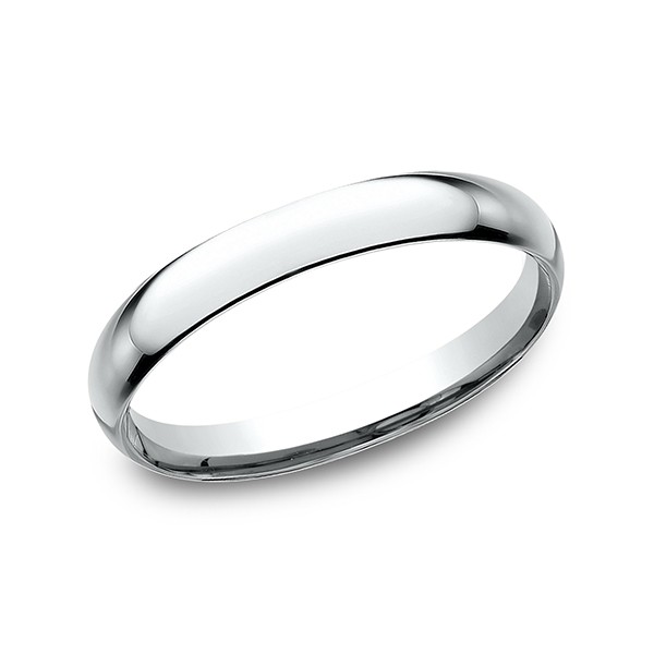 Standard Comfort-Fit Wedding Ring, Domed 2mm