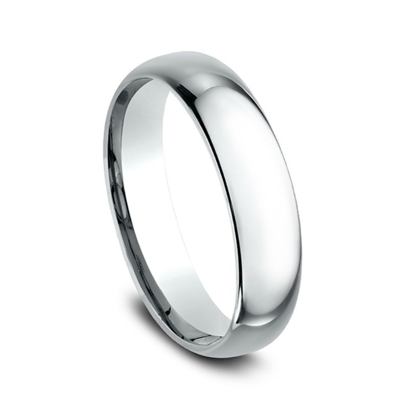 Standard Comfort-Fit Wedding Ring, Domed 5mm