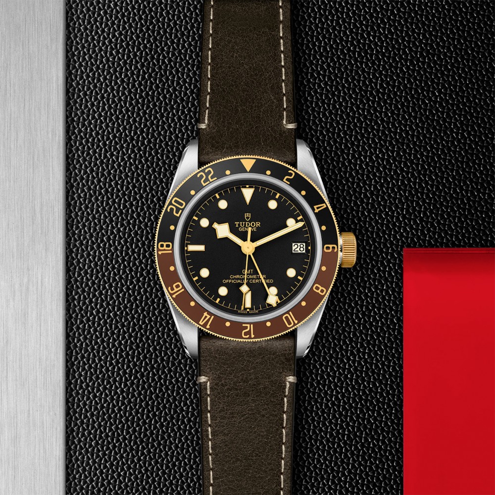 TUDOR Black Bay GMT Watch - M79833MN-0003 at Kerns Fine Jewelry