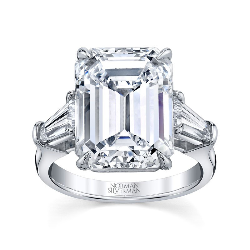 Platinum 3 Stone Diamond Engagement Ring