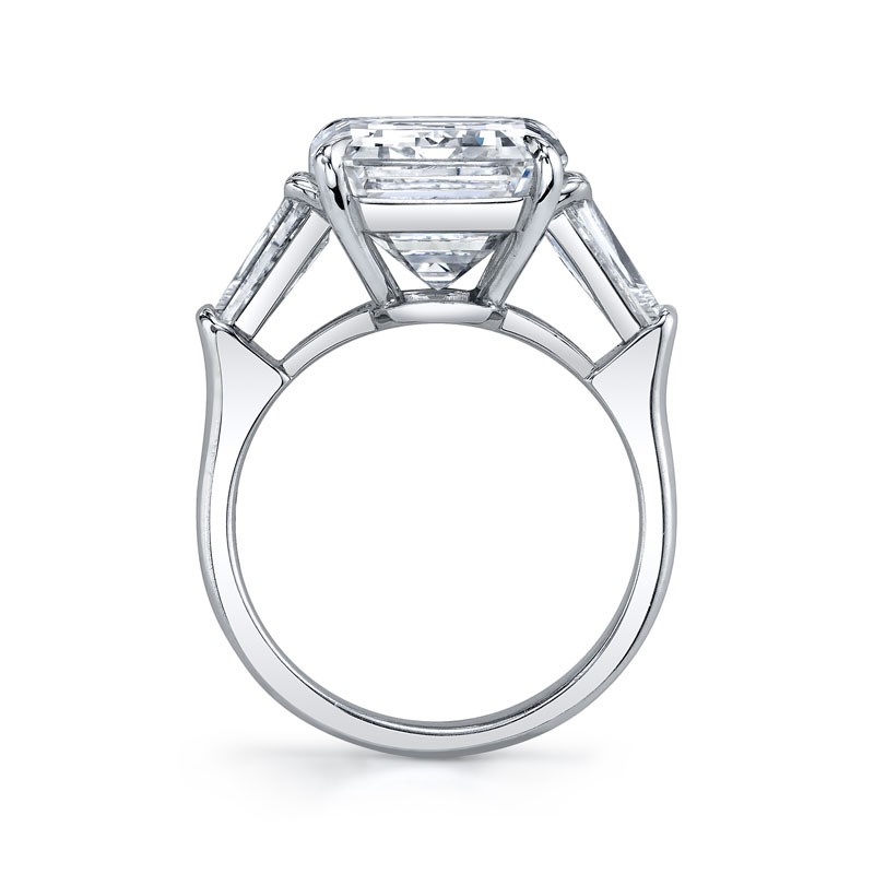 Platinum 3 Stone Diamond Engagement Ring