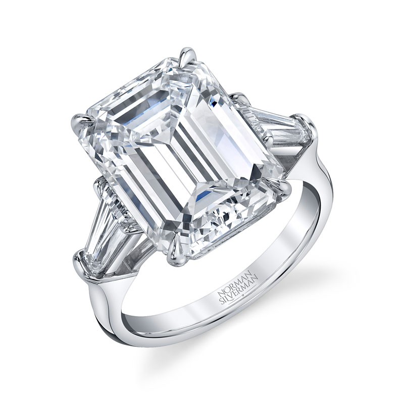 Platinum 3 Stone Diamond Engagement Ring