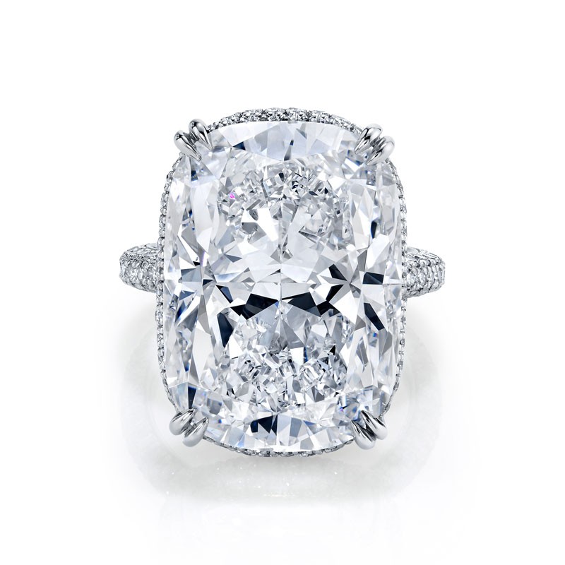 Cushion Cut Diamond Engagement Ring