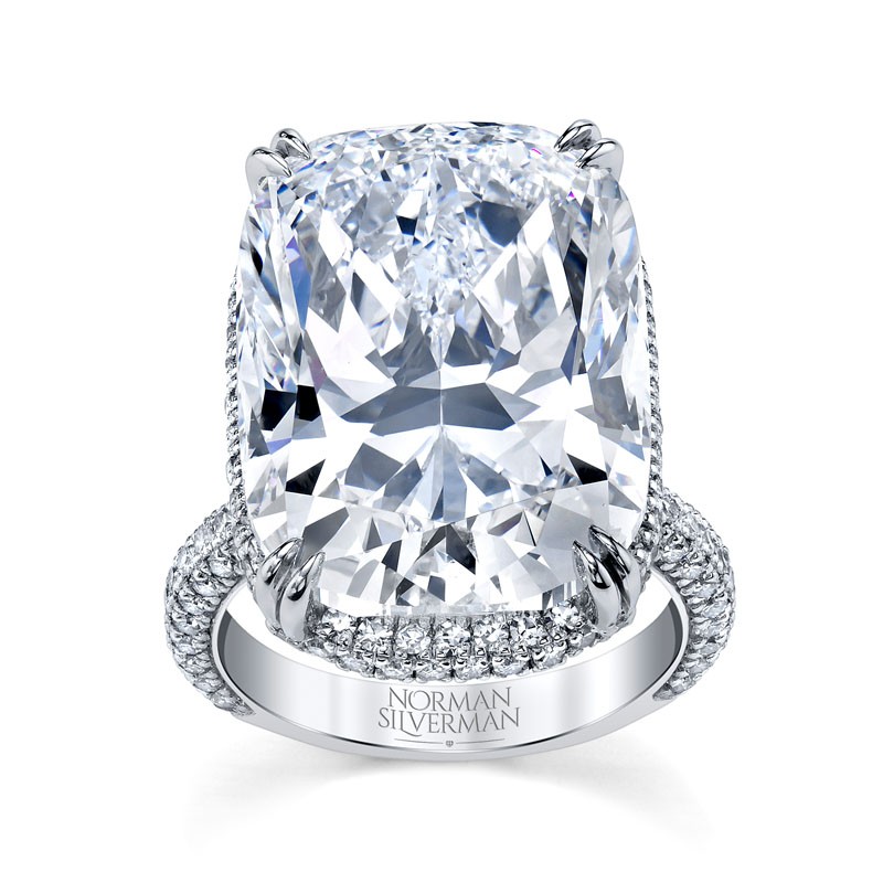 Cushion Cut Diamond Engagement Ring