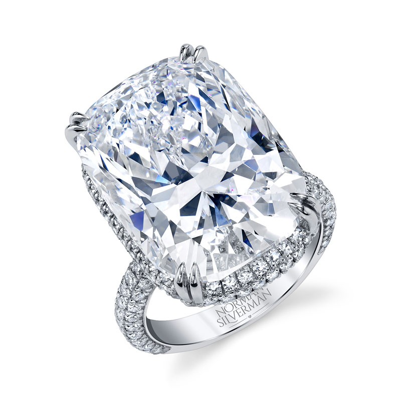 Cushion Cut Diamond Engagement Ring