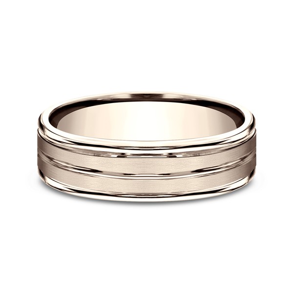 Comfort-Fit Design Wedding Ring