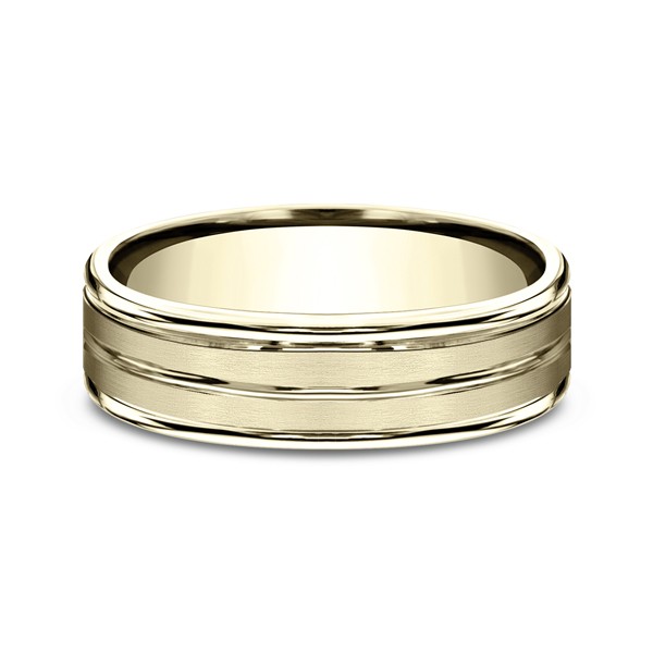 Comfort-Fit Design Wedding Ring