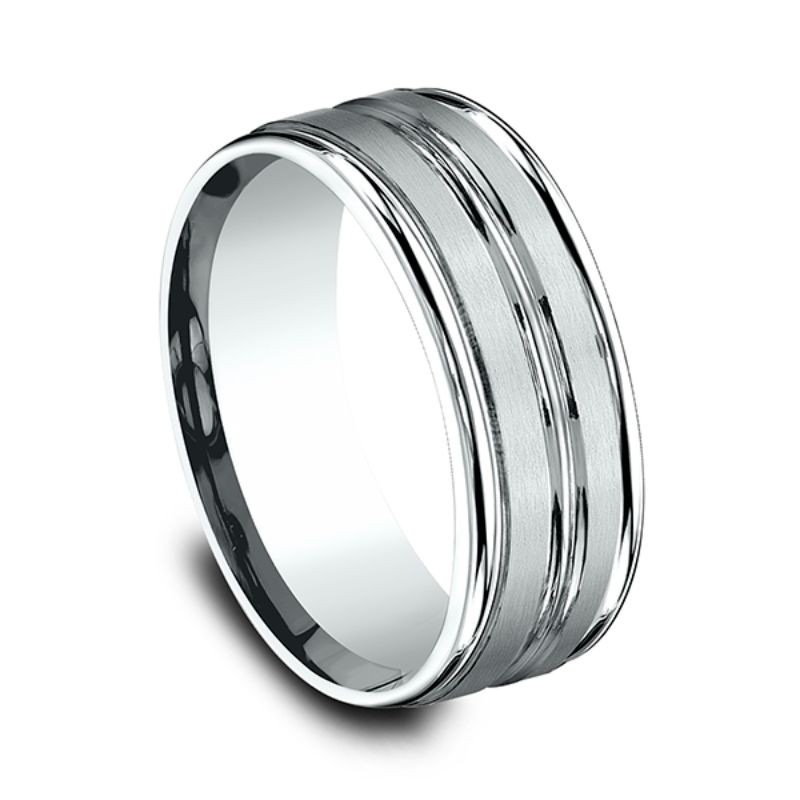 Comfort-Fit Design Wedding Band