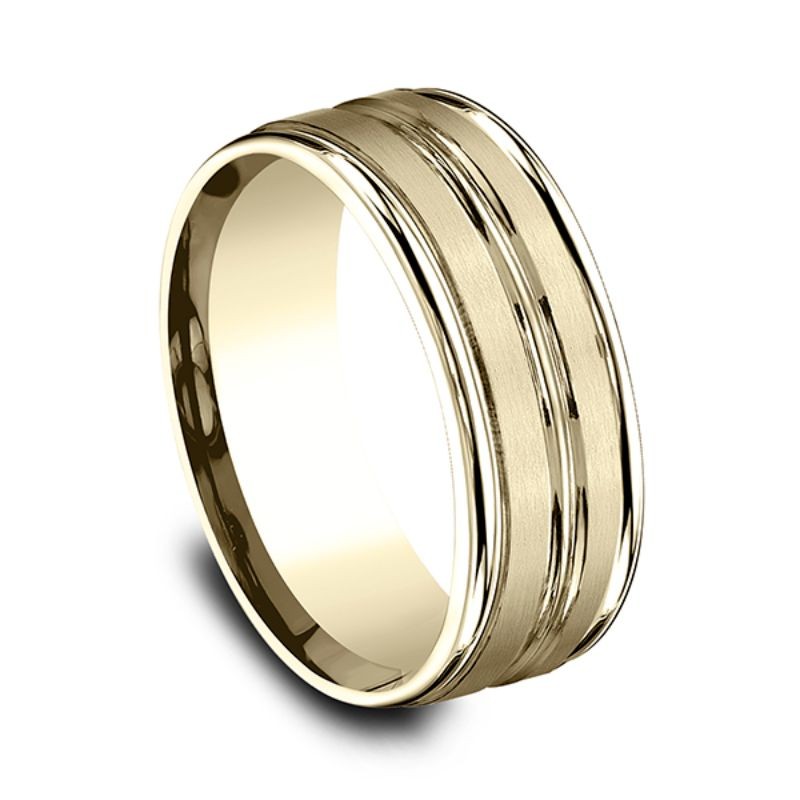 Comfort-Fit Design Wedding Band